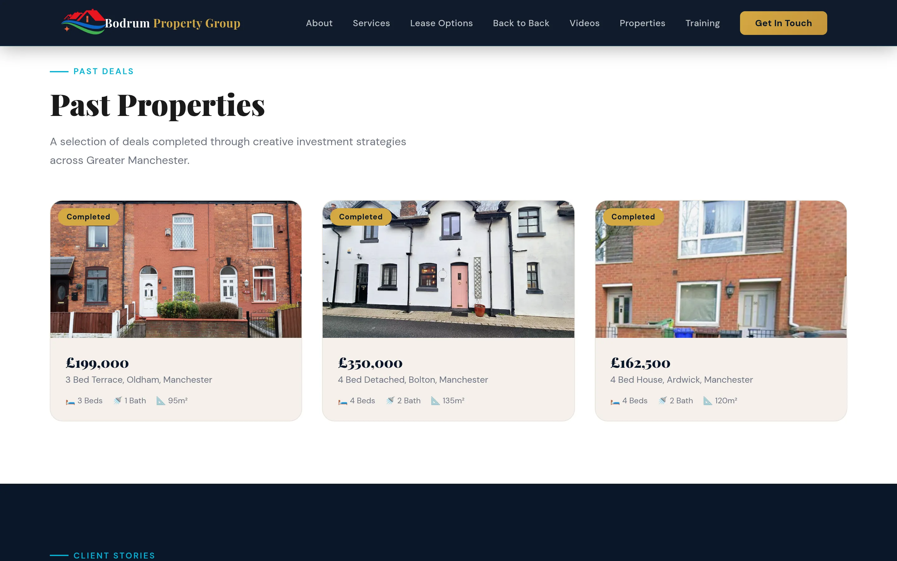 Bodrum Property Group: Past Properties. Started as placeholders, then real photographs at real prices.